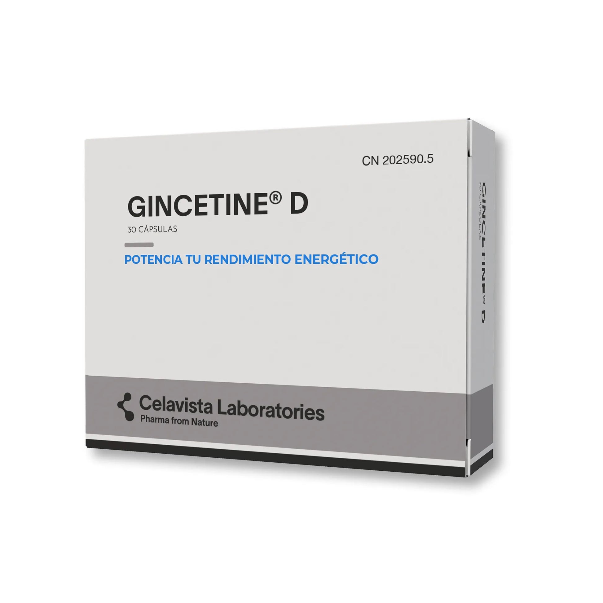 Gincetine D vitaminas para el cansancio y fatiga crónica - 30 cápsulas Celavista