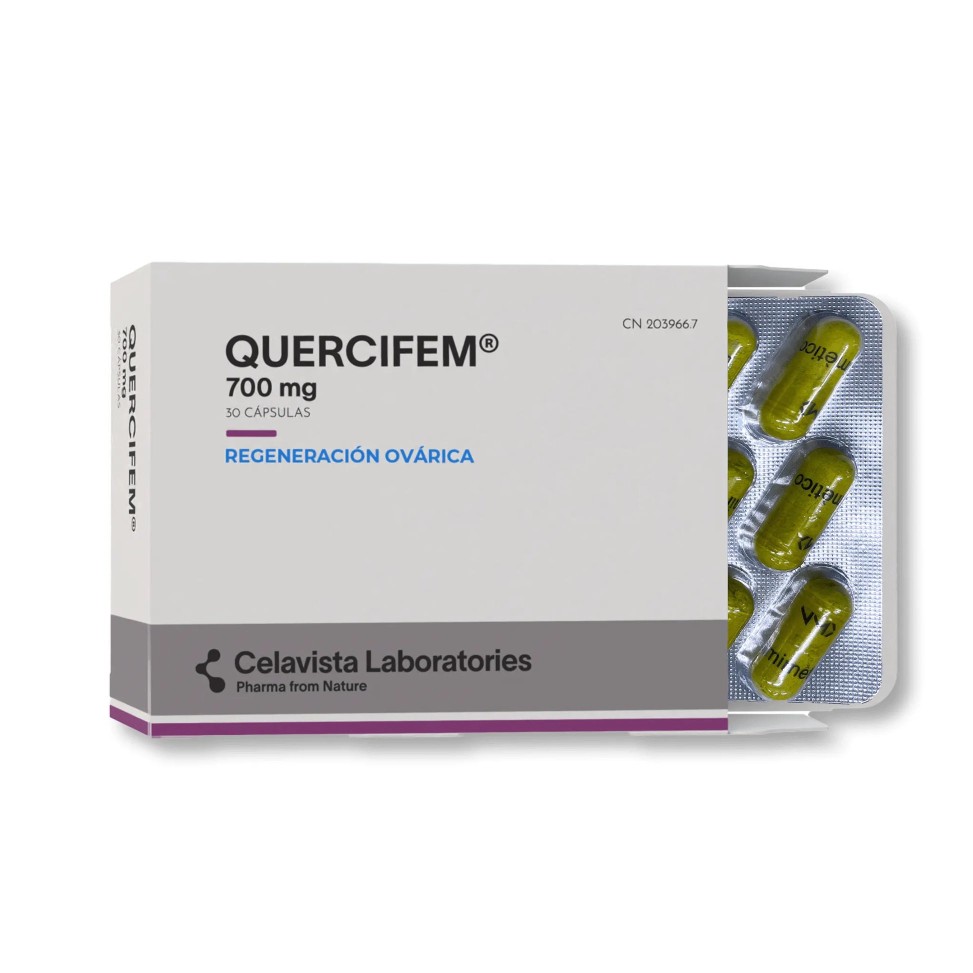 Pastillas para la retención de líquidos en las piernas con quercetina - Quercifem salud femenina