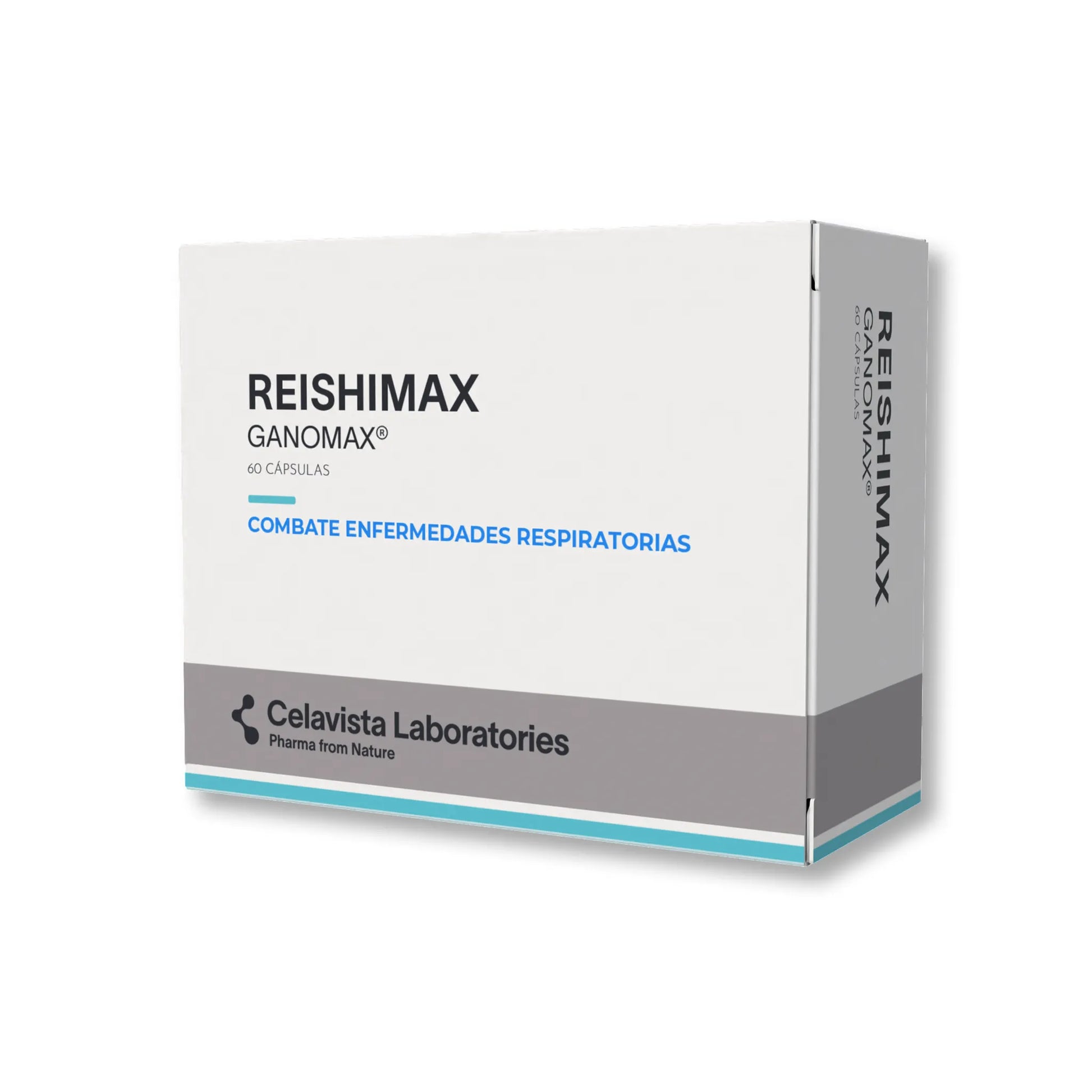 Reishimax tratamiento para la fibrosis pulmonar y enfermedades respiratorias - 60 cápsulas Celavista