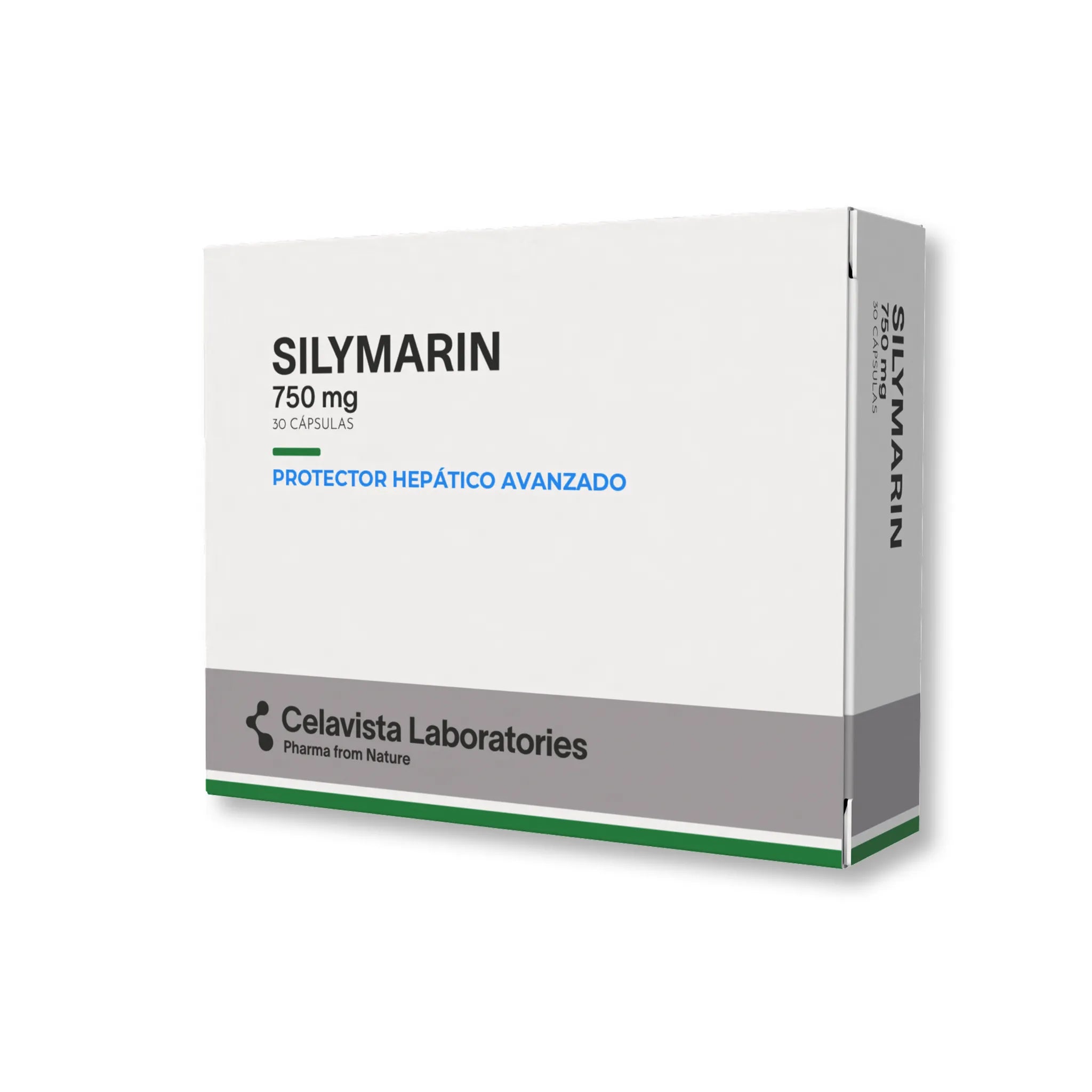 Silymarin 750mg cardo mariano para tratamiento del hígado graso - 30 cápsulas Celavista