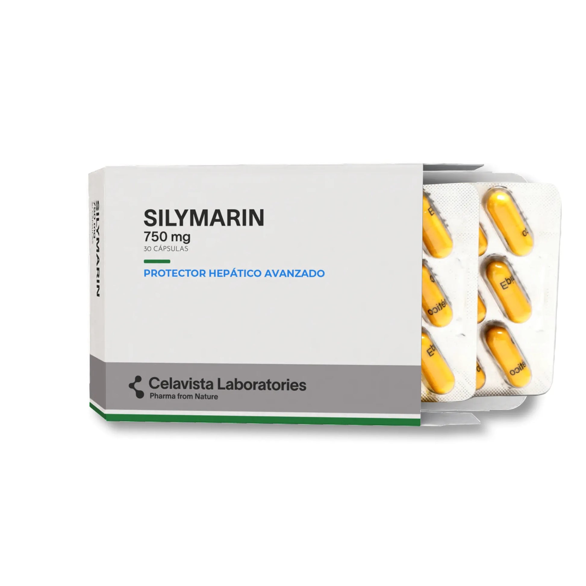 Protector hepático con silimarina 750mg para limpiar el hígado - Cardo mariano concentrado